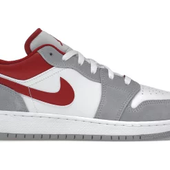 Jordan 1 Low SE Smoke Grey Gym Red (GS)