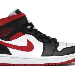 Jordan 1 Mid Gym Red Black White
