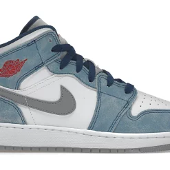 Jordan 1 Mid SE French Blue Light Steel (GS)