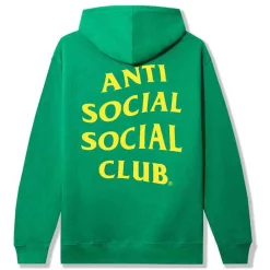 Anti Social Social Club Mind Games A/F 21 Hoodie Green