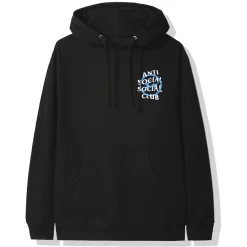 Anti Social Social Club X Fragment Blue Bolt Hoodie (FW19) Black