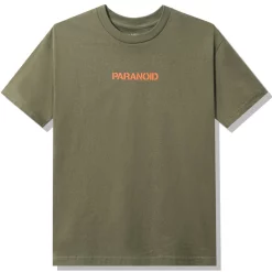 Anti Social Social Club X Undefeated Paranoid T-shirt Olive