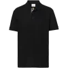 Burberry Monogram Motif Cotton Pique Polo Black/Archive Beige
