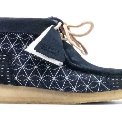 Clarks Originals Wallabee Boot Navy Shashiko