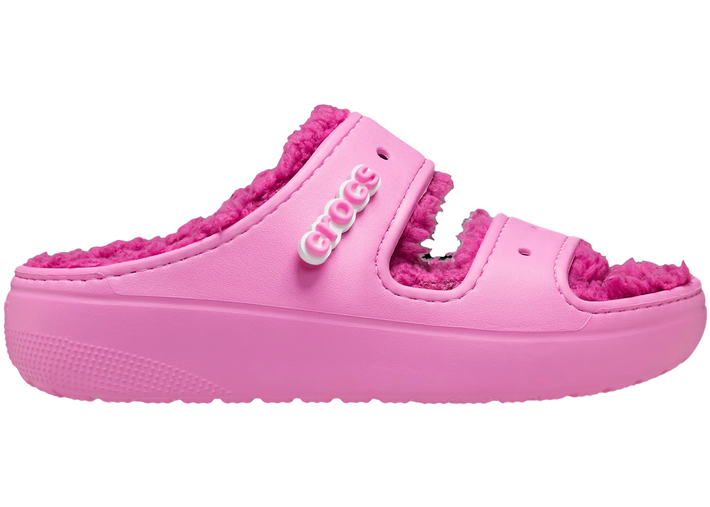 Crocs Classic Cozzzy Sandal Saweetie Taffy Pink (W) 1 Crocs Classic Cozzzy Sandal Saweetie Taffy Pink (W)