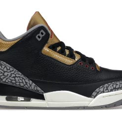 Jordan 3 Retro "Black Cement Gold (W)"