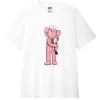 KAWS X Uniqlo Pink BFF Tee (US Sizing) White