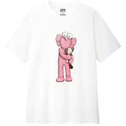 KAWS X Uniqlo Pink BFF Tee (US Sizing) White