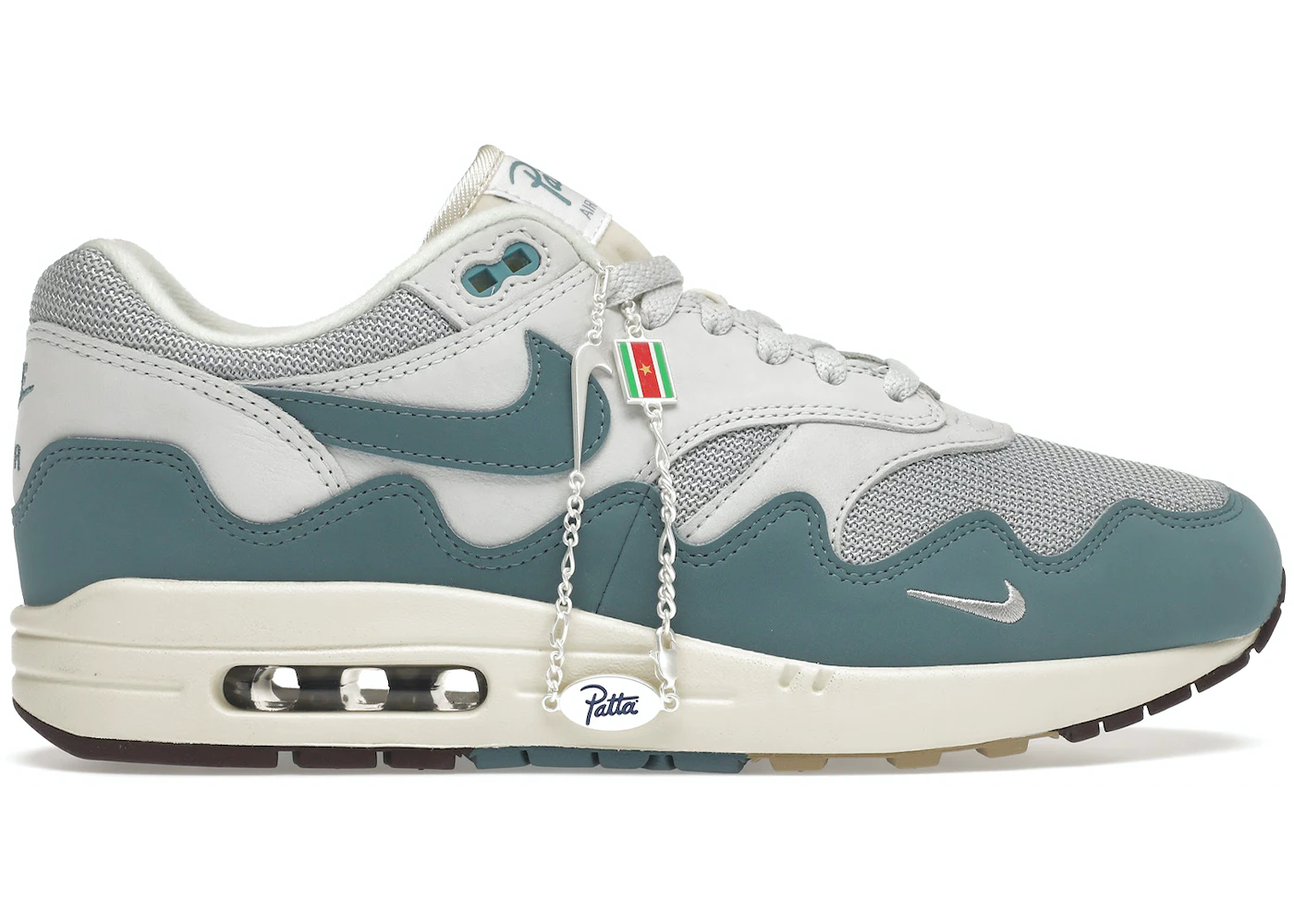 Nike Air Max 1 Patta Waves Noise Aqua (with Bracelet) 1 Nike Air Max 1 Patta Waves Noise Aqua (with Bracelet)
