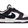 Nike Dunk Low Chenille Swoosh Sail Grand Purple