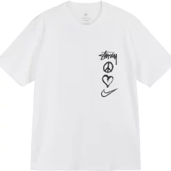 Nike X Stussy Peace, Love, Swoosh T-shirt (Asia Sizing) White