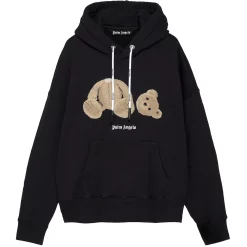 Palm Angels Bear Hoodie Black Multi