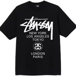 Stussy World Tour T-shirt Black