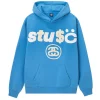 Stussy X CPFM 8 Ball Pigment Dyed Hoodie Blue