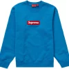 Supreme Box Logo Crewneck (FW22) Blue
