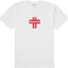 Supreme Cross Box Logo Tee White