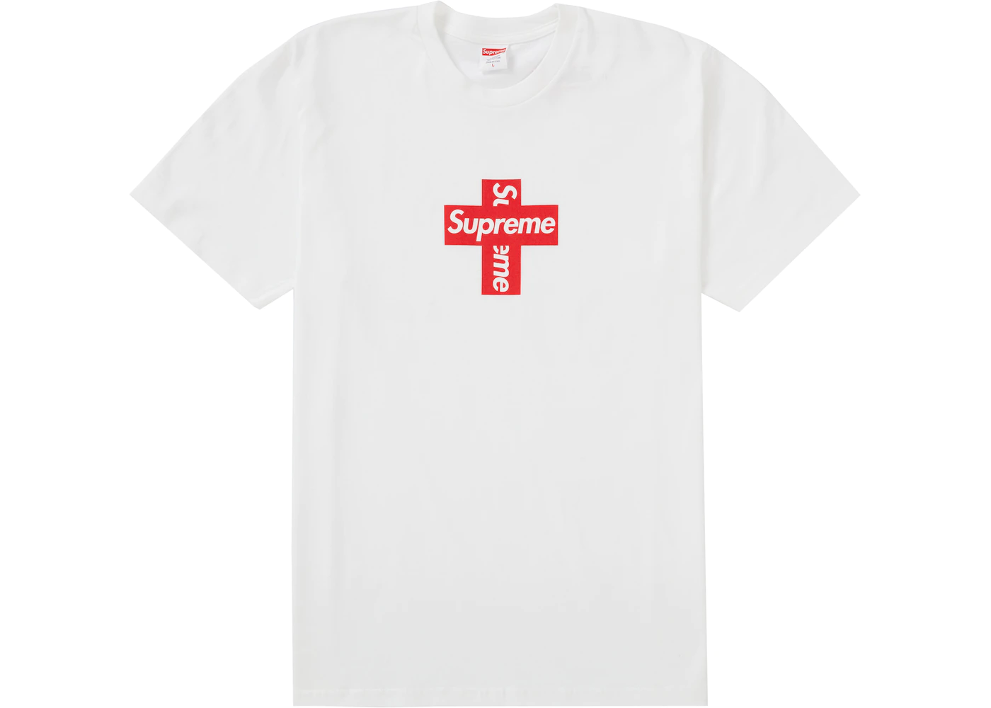 Supreme Cross Box Logo Tee White 1 Supreme Cross Box Logo Tee White