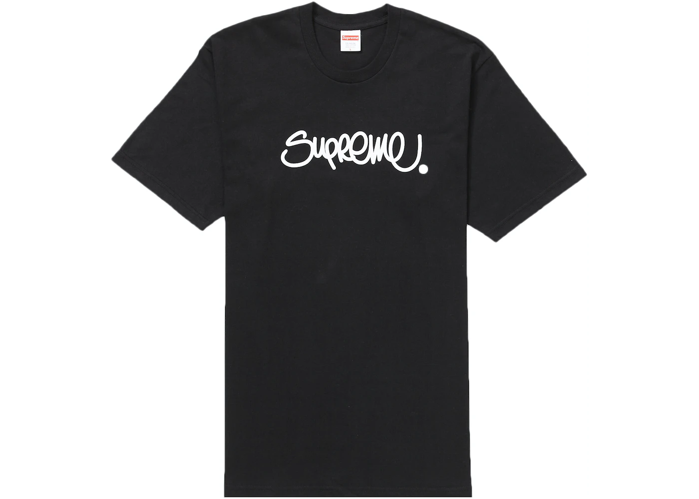 Supreme Handstyle Tee Black 1 Supreme Handstyle Tee Black