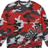 Supreme Nike Arc Crewneck Red Camo