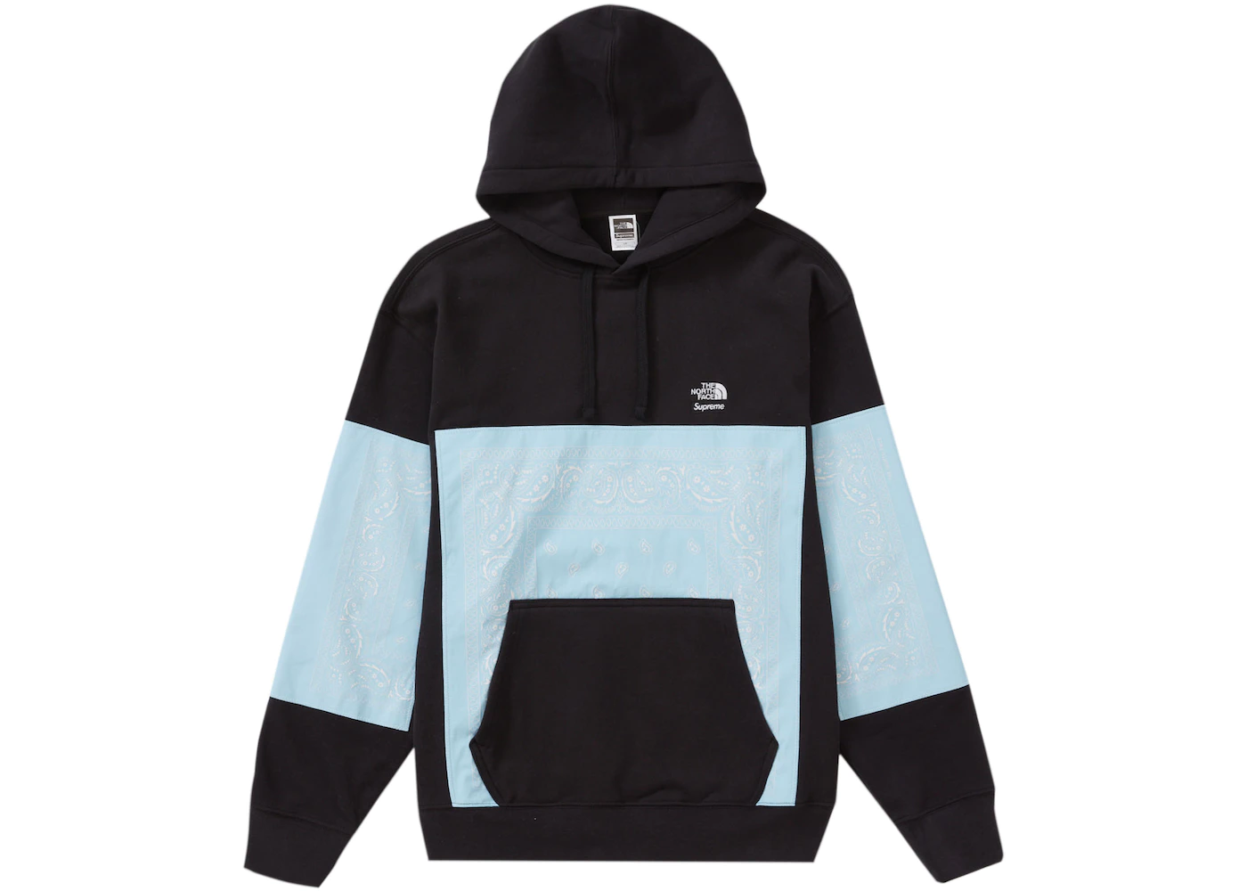 Supreme The North Face Bandana Hooded Sweatshirt Black 1 Supreme The North Face Bandana Hooded Sweatshirt Black