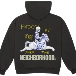 Travis Scott Cactus Jack X Neighborhood Carousel Hoodie Black
