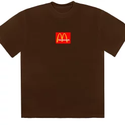 Travis Scott X McDonald's Sesame III T-Shirt Brown