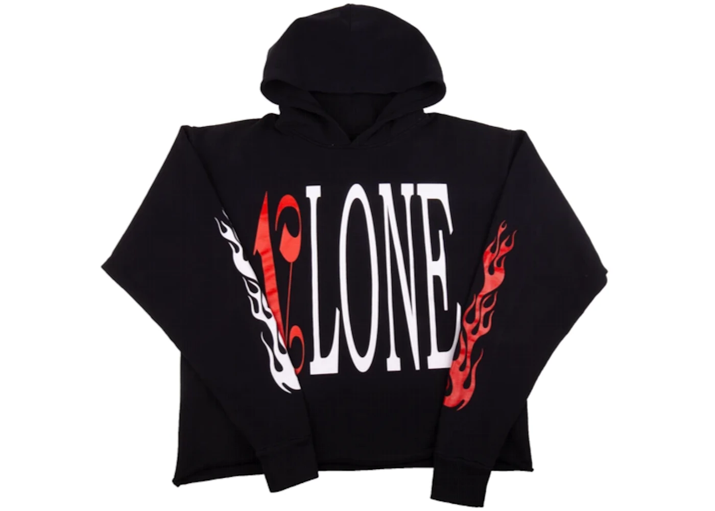 Vlone X Palm Angels Hoodie Black/Red 1 Vlone X Palm Angels Hoodie Black/Red